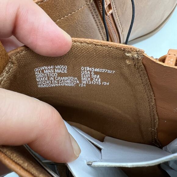 Wonder Nation Women Ankle Boots Casual Lightweight Brown Size 6 - Picture 10 of 10